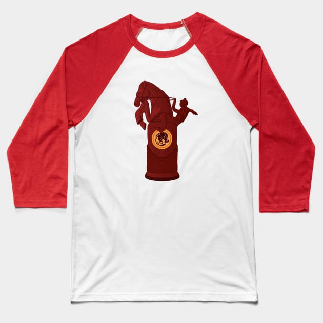 Bucking Bronco Baseball T-Shirt by Woah_Jonny